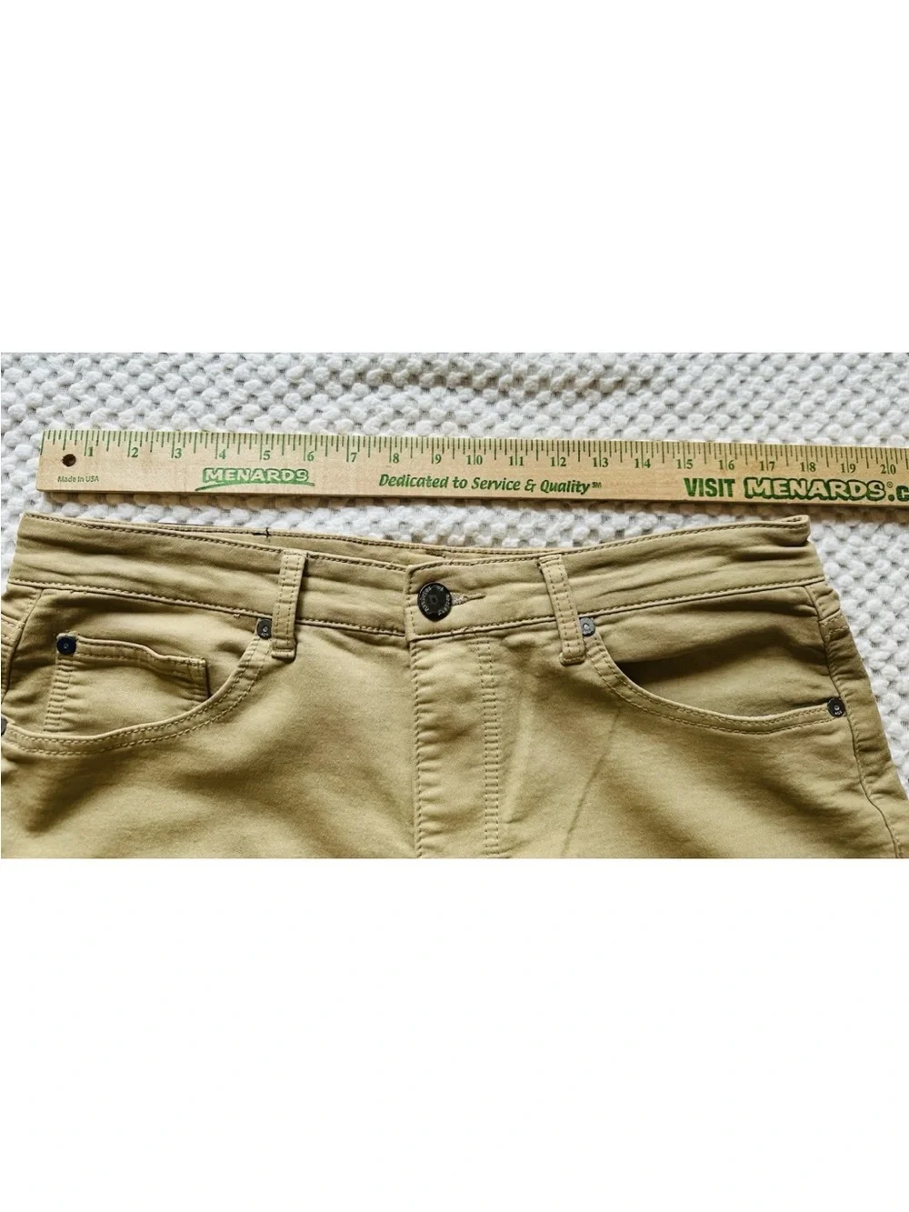 Articles OF Society Men’s 34x30 Baggy Fit Denim British Khaki Jeans